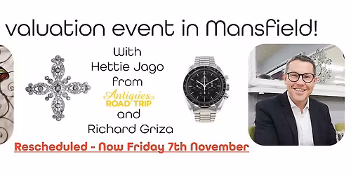 Free Valuation Event in Mansfield with Hettie Jago and Richard Griza
