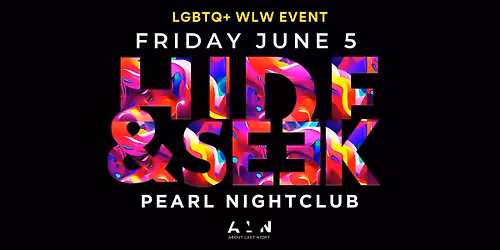 Hide & Seek  x Pride Kickoff - JUNE 5th  - WLW Sapphic Event