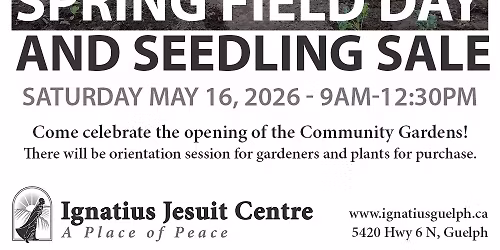 Spring Field Day and Seedling Sale