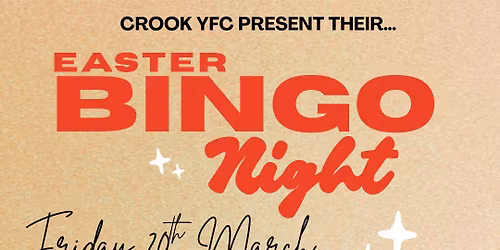 Crook YFC’s annual Easter Bingo 🐣