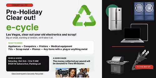 e-cycle \u267b\ufe0f Clear Out Your Old Electronics & Scrap!