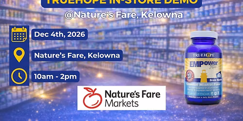 Demo @ Nature's Fare, Kelowna