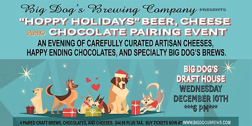"Hoppy Holidays" Beer, Chocolate & Cheese Pairing
