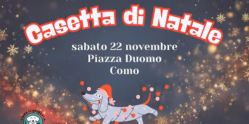 Casetta di Natale in Piazza Duomo a Como