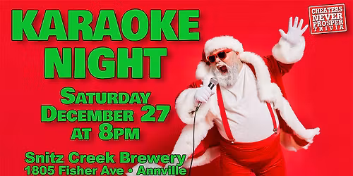 Karaoke Night at Snitz Creek Brewery - Annville