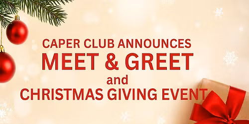 Meet & Greet and Christmas Giving Event 