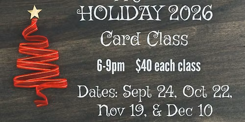 Happy Hands HOLIDAY 2026 Card Class