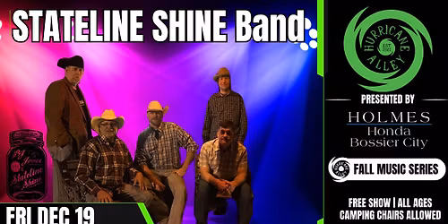 Hurricane Alley LIVE Presents: State Line Shine Band