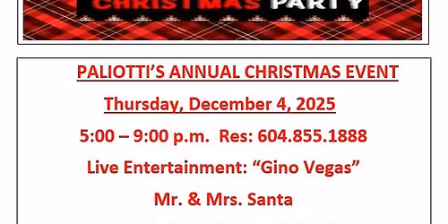 Paliottis' Annual Christmas Event
