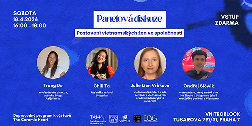 Panelov\u00e1 diskuze: Postaven\u00ed vietnamsk\u00fdch \u017een ve spole\u010dnosti