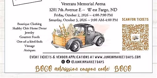 Junkin' Market Days Fall Market in West Fargo