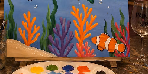 Under the sea \ud83c\udf0a paint n sip