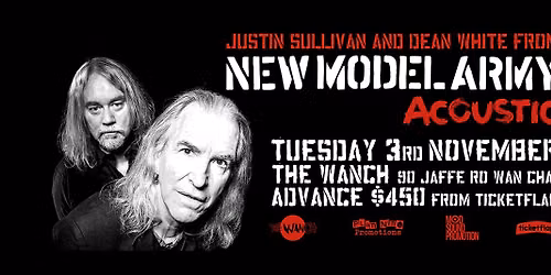 NEW MODEL ARMY ACOUSTIC with Justin Sullivan & Dean White