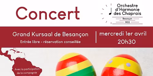 Fiesta Latina : l'Harmonie des Chaprais en concert au Grand Kursaal