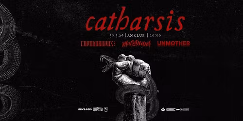 CATHARSIS (USA) with UNMOTHER (UK), CHRONOBOROS & MALIGNANT Live in Athens @An Club 30.3.2026