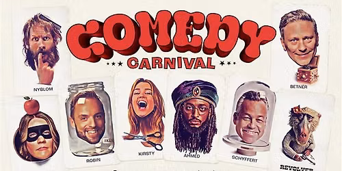 Comedy Carnival: Sommarens stora standupshow! \u2022 31\/7 \u2022 G\u00f6teborg