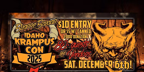 Idaho Krampus Con - Bizarre Bazaar 2025