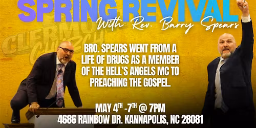 Spring Revival with Brother Barry Spears