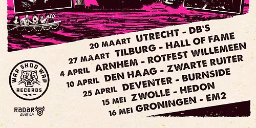 "The Last Dutch Rock 'n Roll Show On Earth" With: The Covids + FuckFuckFuck + Sick Shooters
