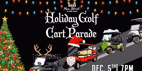 Holiday Golf Cart Parade