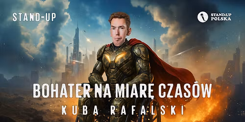 Stand-up: Kuba Rafalski - "Bohater na miar\u0119 czas\u00f3w" \/ Malbork - 09.01.2026