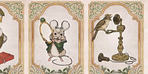 Spelcaf\u00e9 med julmarknad