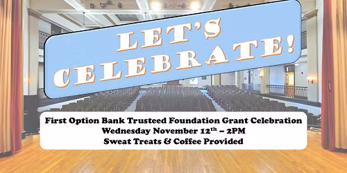 First Option Bank Trusteed Foundation Grant Celebration