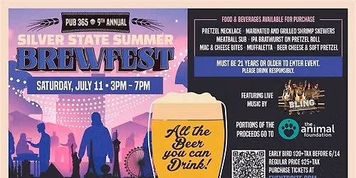 Silver State Brewfest: 9th Annual Craft Beer Festival