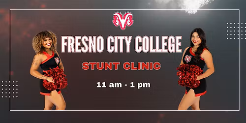 Fresno City College Cheer Stunt Clinic