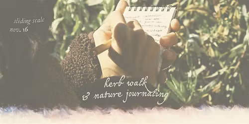 Plantcestor Walk & Nature Journaling