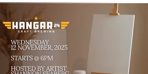 Brushes & Brews | Hangar 24 Craft Brewery