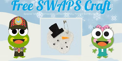 Free \ufe0fSWAPS craft at sweetFrog Salisbury