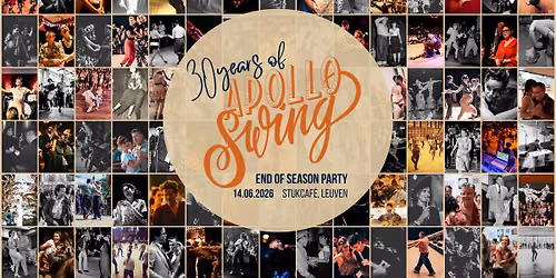 Apollo Swing celebrates 30 years \u2013 End-of-Season Party \ud83c\udf89