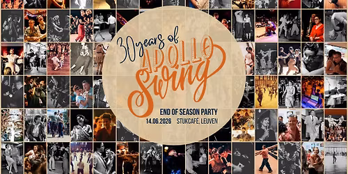 Apollo Swing celebrates 30 years \u2013 End-of-Season Party \ud83c\udf89