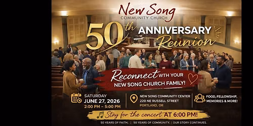 New Song Church 50th Anniversary Reunion