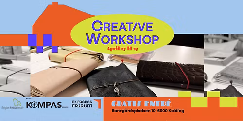 Lav din egen dagbog i l\u00e6der\/\/ Make your own Leather journal 