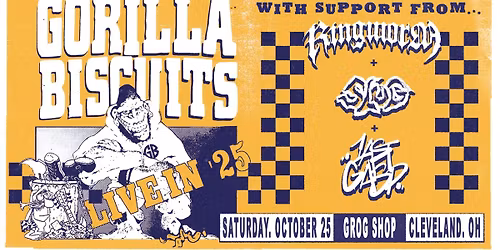GORILLA BISCUITS w\/ RINGWORM, SLUG, LAST GASP at Grog Shop