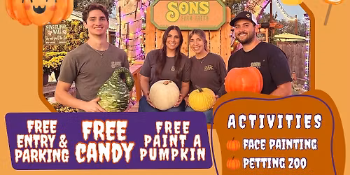 Trick OR Treat at SONS Pumpkin Village\ud83c\udf83