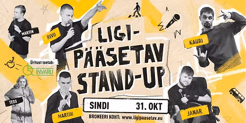 Sindi TASUTA kom\u00f6\u00f6dia \u00f5htu: \u201cLigip\u00e4\u00e4setav stand-up\u201d