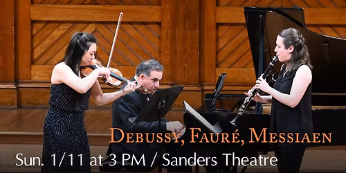 Debussy, Faur\u00e9, Messiaen