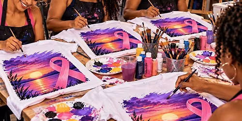 Tshirt Breast Cancer Awareness Paint Party