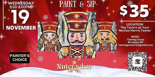Nutcracker Night Paint & Sip at the Tavern at Your Nexton Harris Teeter