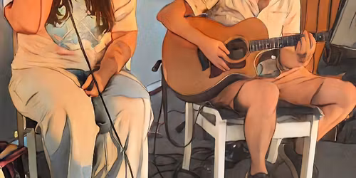 Adam and I at The Lake View Deck on Preservation Plaza