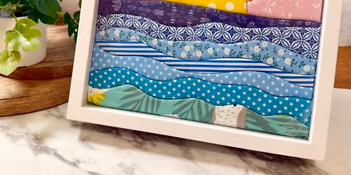 Kinusaiga (No-Sew Mosaic Quilt) Class @ Three Blue Brushes Studio