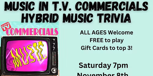 Music in T.V. Commercials Trivia!