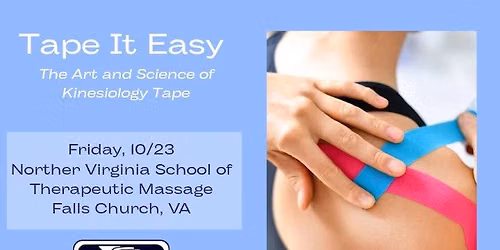 Kinesiology Tape CE for Massage Therapists in Falls Church, VA - 8 NCBTMB Hours 