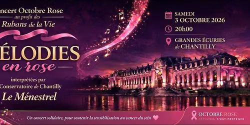 M\u00e9lodies en rose - concert octobre rose 2026