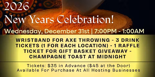 Oak, Spice, & Steel - 2026 New Years Celebration!