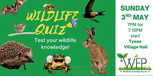 Wildlife Quiz - 3rd May