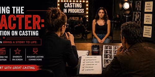  Finding the Character: A Conversation on Casting - (EDU PANEL) 